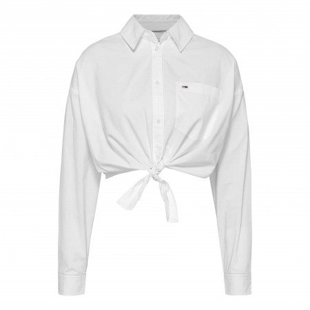 TOMMY JEANS Textil Camisa Blanco DW0DW16250-YBR