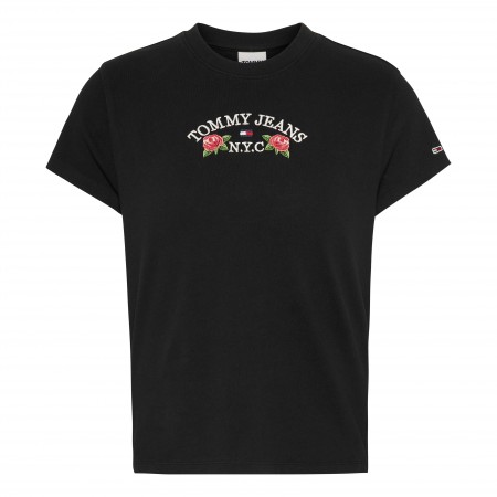 TOMMY JEANS Textil Camiseta Negra DW0DW16449-BDS