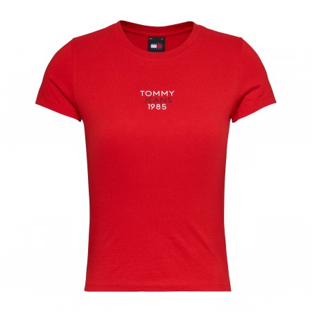 TOMMY JEANS Textil Camiseta Roja DW0DW17357-XNL