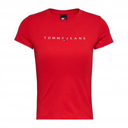 TOMMY JEANS Textil Camiseta Roja DW0DW17361-XNL