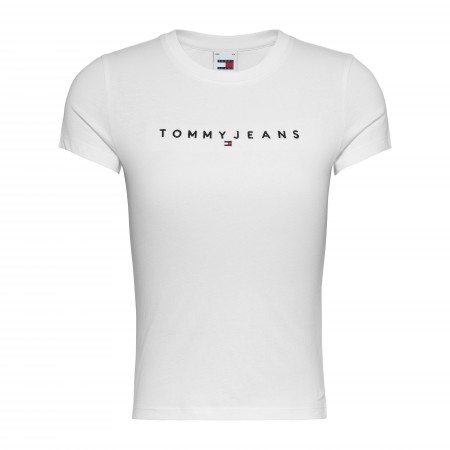 TOMMY JEANS Textil Camiseta Blanca DW0DW17361-YBR