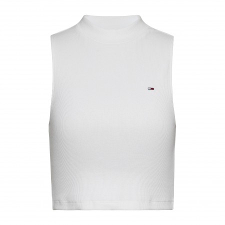 TOMMY JEANS Textil Camiseta Blanca DW0DW17533-YBR