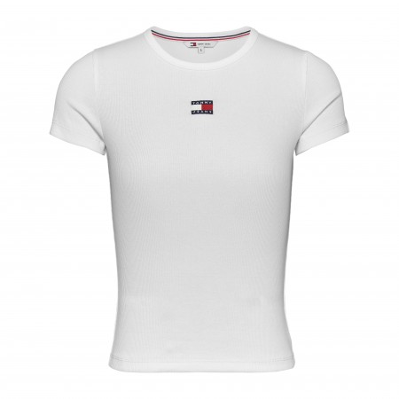 TOMMY JEANS Textil Camiseta Blanca DW0DW17881-YBR