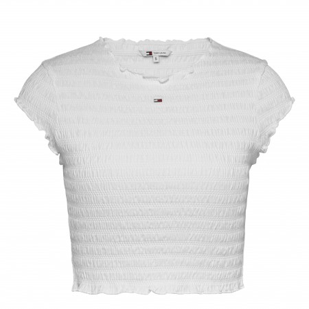 TOMMY JEANS Textil Camiseta Blanca DW0DW17888-YBR