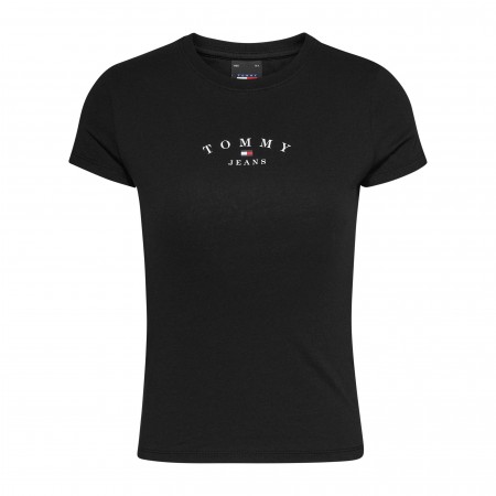 TOMMY JEANS Textil Camiseta Negra DW0DW18140-BDS