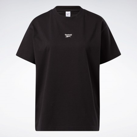 REEBOK Textil Camiseta Negra HH9749-NEGRO
