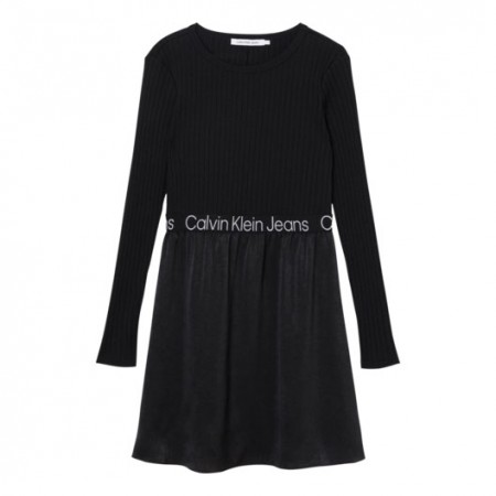 CALVIN KLEIN JEANS Textil Vestido Negra J20J219989-BEH