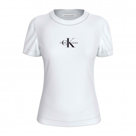 CALVIN KLEIN JEANS Textil Camiseta Blanca J20J222564-YAF