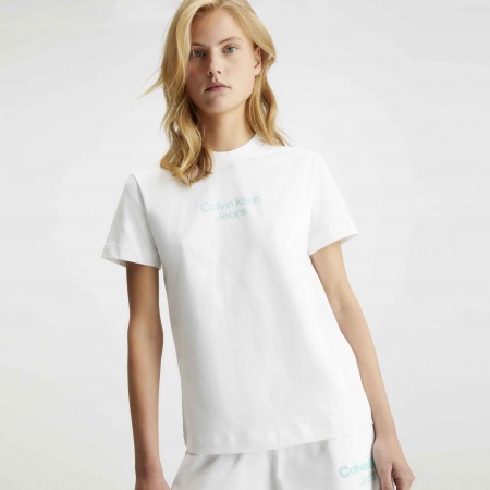 CALVIN KLEIN JEANS Textil Camiseta Blanca J20J223222-YAF