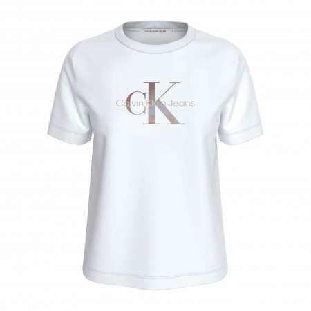 CALVIN KLEIN JEANS Textil Camiseta Blanca J20J223264-YAF