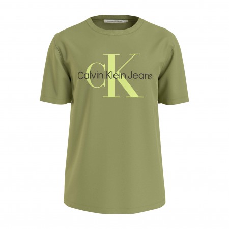 CALVIN KLEIN JEANS Textil Camiseta Verde J30J320806-L9N