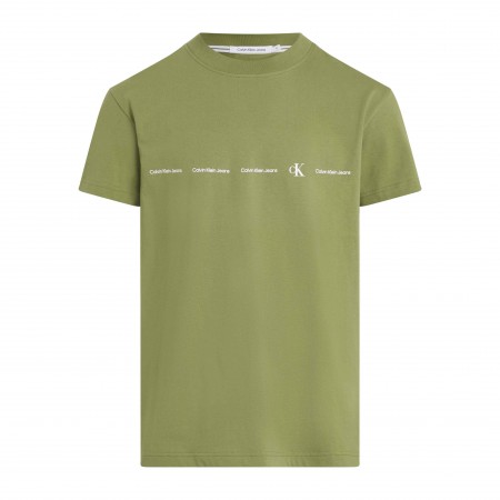 CALVIN KLEIN JEANS Textil Camiseta Verde J30J324668-L9N