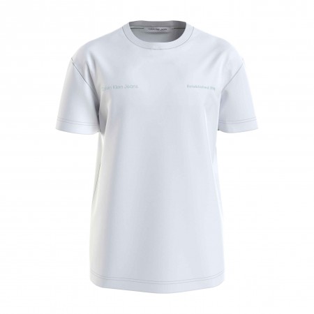 CALVIN KLEIN JEANS Textil Camiseta Blanca J30J325489-YAF