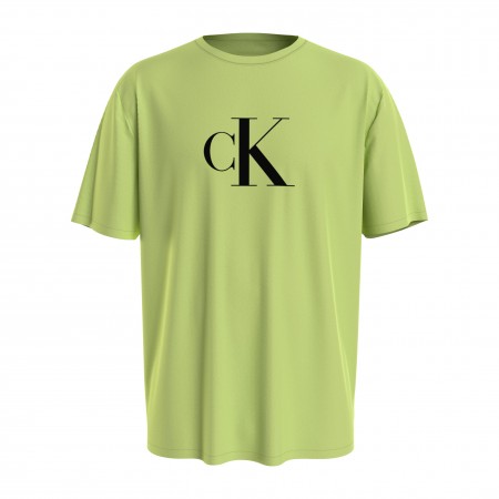 CALVIN KLEIN Textil Camiseta Verde KM0KM00971-LKQ