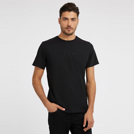 GUESS Textil Camiseta Negra M2BP47-JBLK