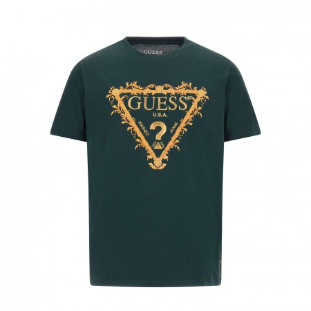 GUESS JEANS Textil Camiseta Verde M4RI62 K9RM1-G8J3