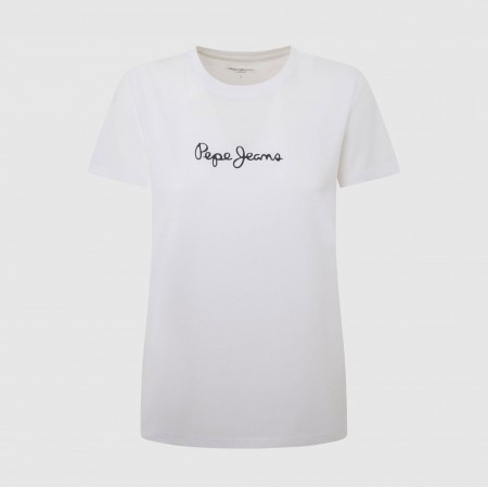 PEPE JEANS Textil Camiseta Blanca PL505827-800