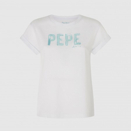 PEPE JEANS Textil Camiseta Blanca PL505836-800