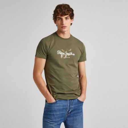 PEPE JEANS Textil Camiseta Count Verde PM509208-679