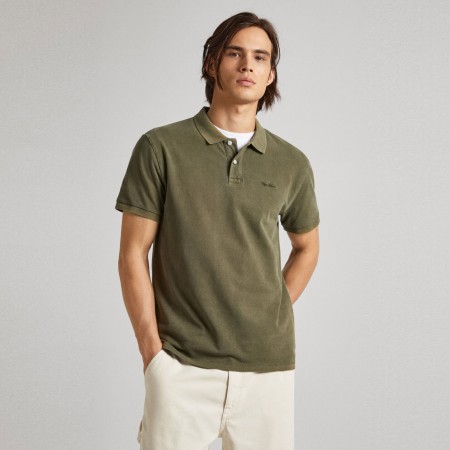 PEPE JEANS Textil Polo New Oliver Verde PM542099-679
